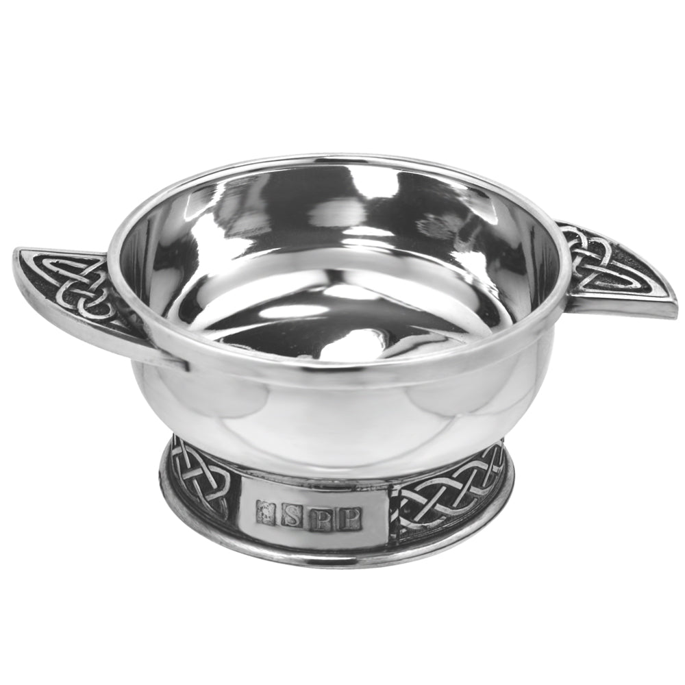 3.5&quot; Iona Celtic Pewter Quaich Bowl