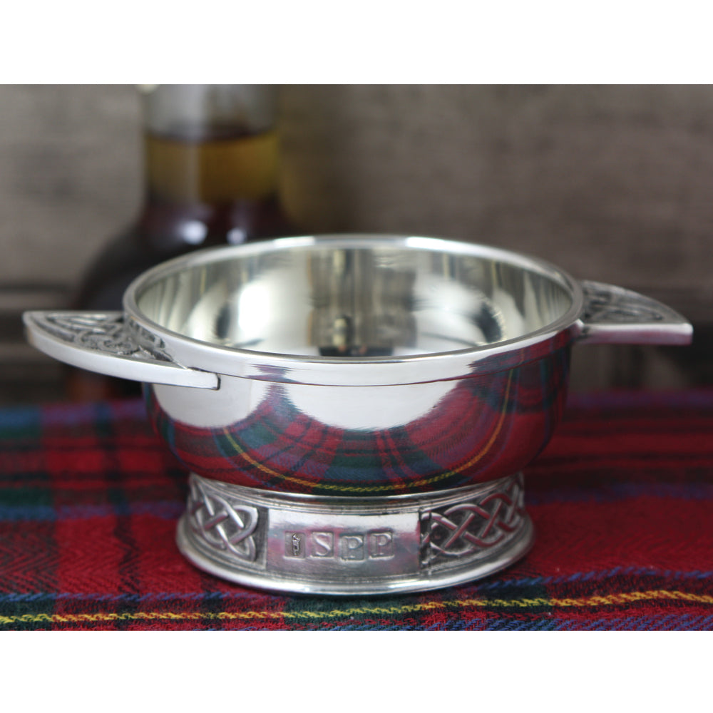 3.5&quot; Iona Celtic Pewter Quaich Bowl