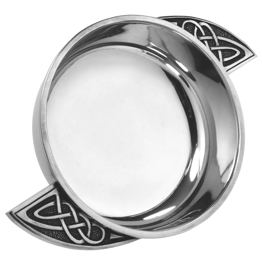 4.5&quot; Iona Celtic Pewter Quaich Bowl