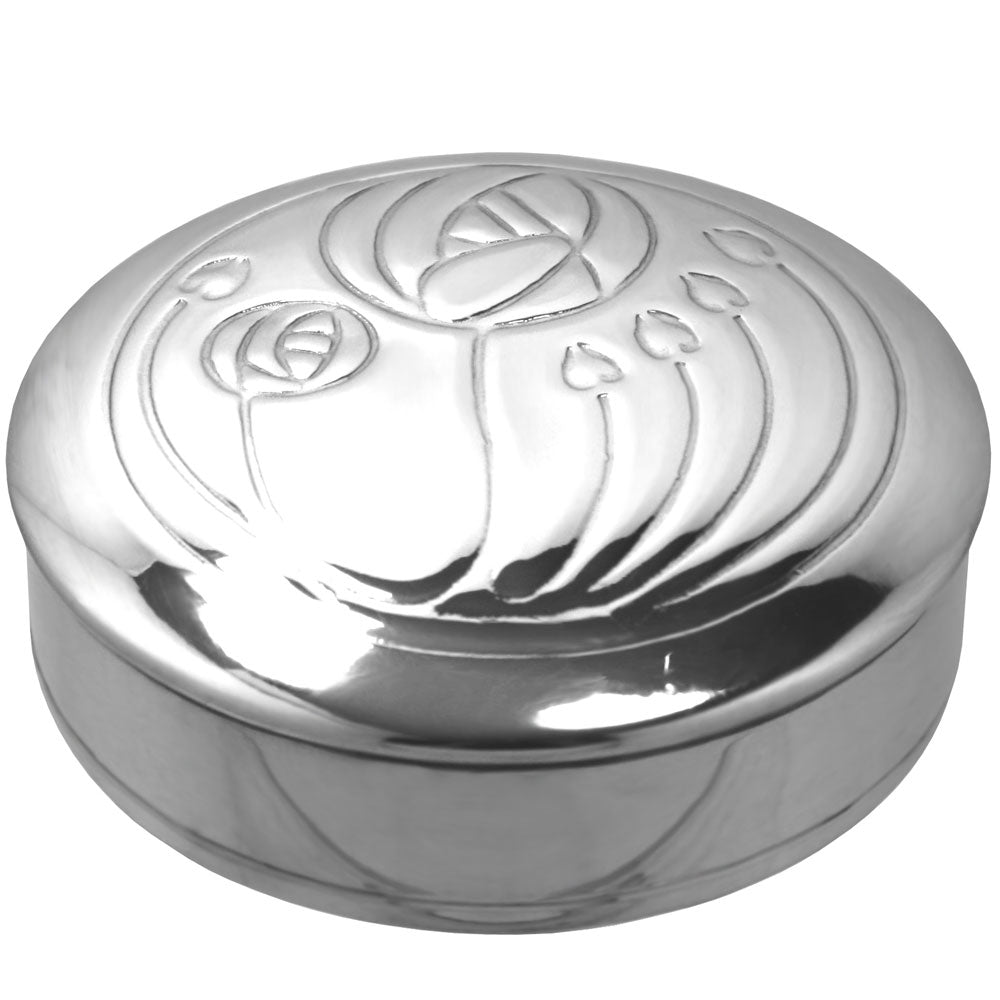 Scatola portagioie in peltro Charles Rennie Mackintosh