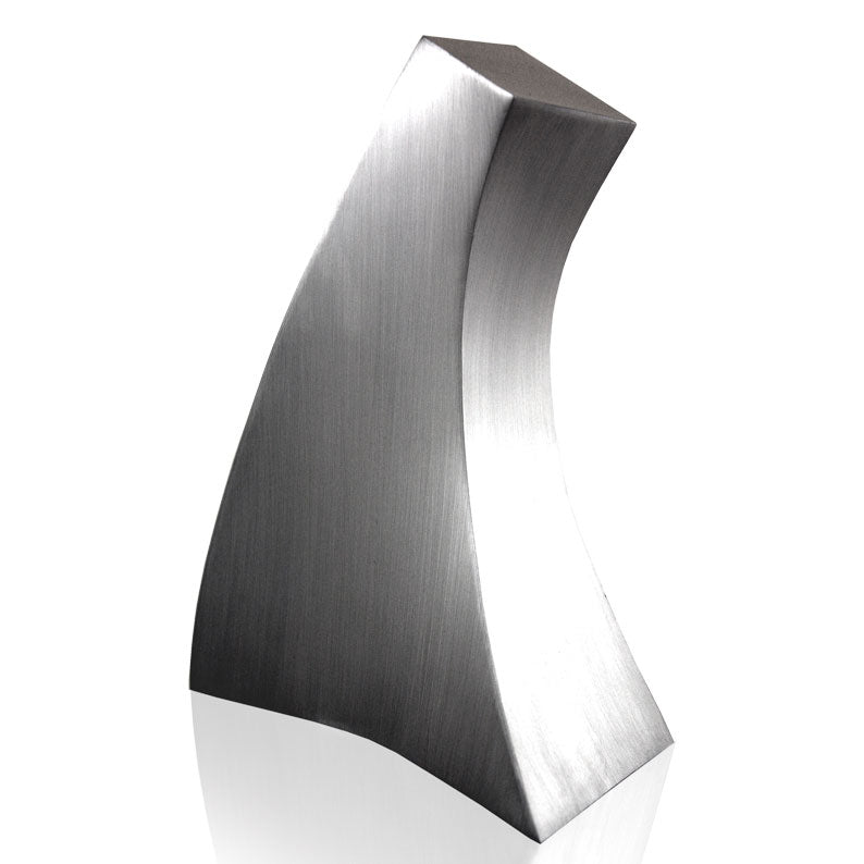 Urne commemorative in peltro di grandi dimensioni dal design contemporaneo del Pacifico per le ceneri