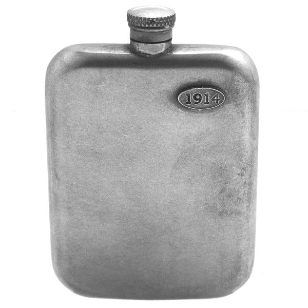 Vintage Hammered Metal Flask. Made in Germany in Excellent Condition 